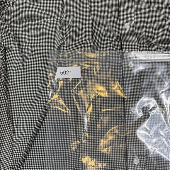 Orvis Mens XL Black and White Gingham Button Down Shirt 100% Cotton - Picture 15 of 15